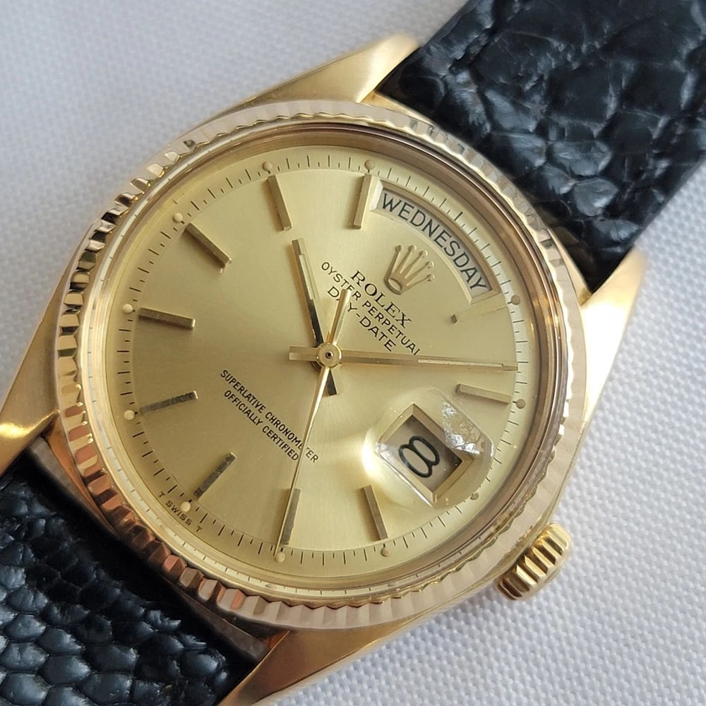 Rolex Day Date 1803 President 18k Solid Gold 1970s Mens Vintage Automatic RA699 - 4