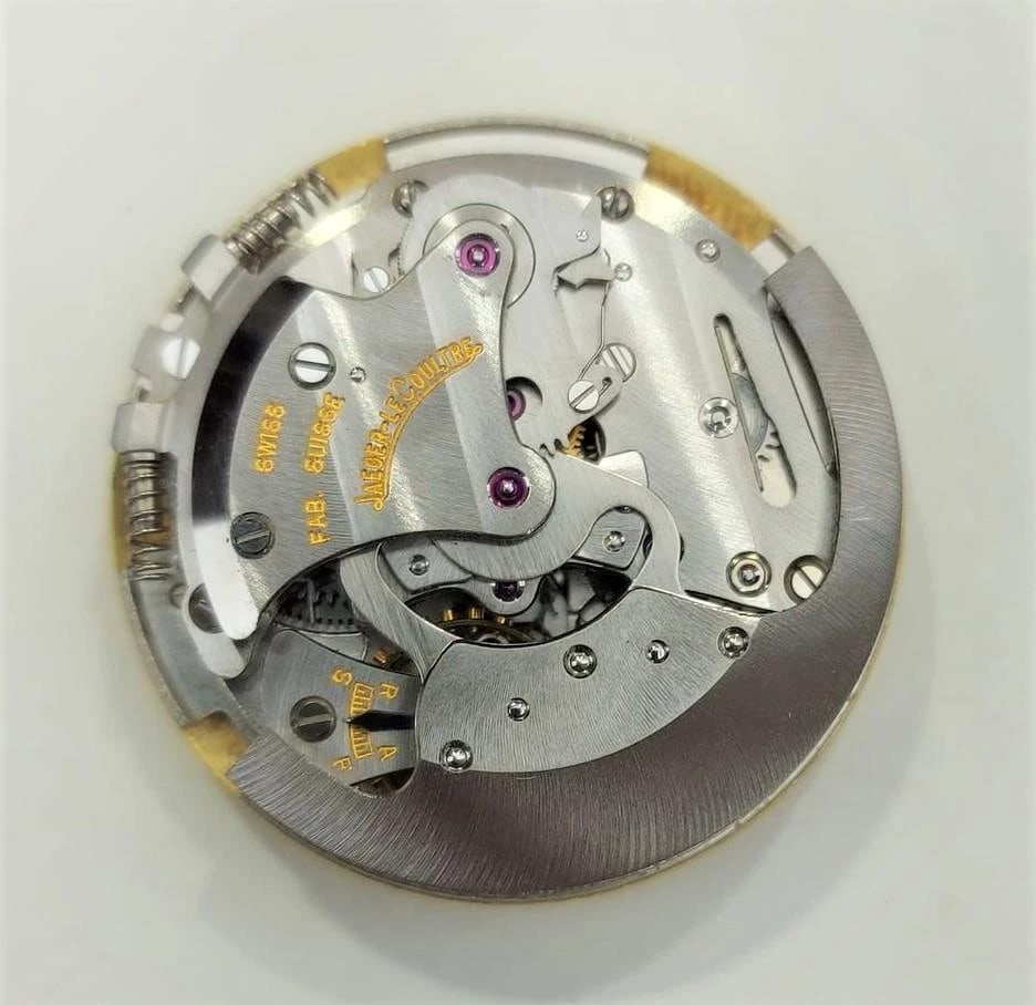 Vintage 18k JAEGER-LeCOULTRE Automatic MEMOVOX Alarm Watch Cal.825 RARE SERVICED - 9