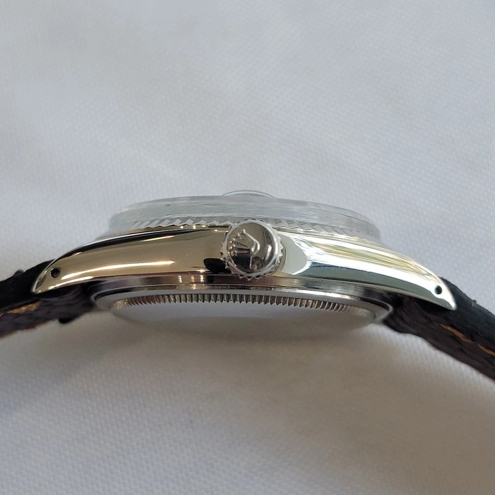 Rolex 16014 Datejust 36mm 18k White Gold SS Mens Automatic 1970s Vintage RA613 - 9