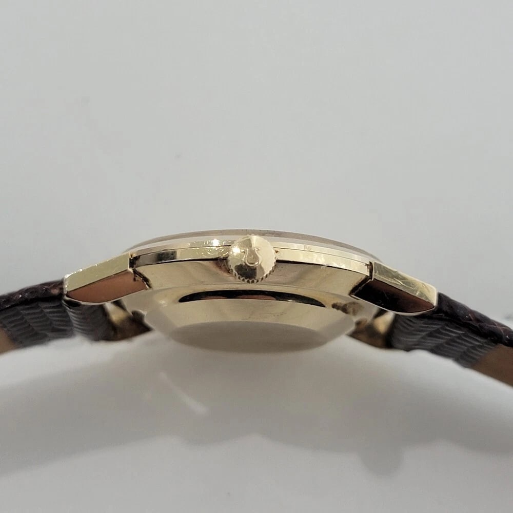 Omega Seamaster DeVille 14k Solid Gold 32mm Mens Automatic 1960s Vintage RA578 - 9