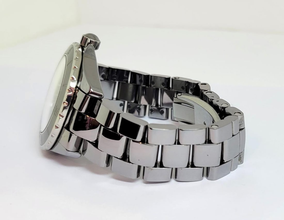 Unisex CHANEL J12 H2979 Automatic Gray CERAMIC Case Bracelet & Dial 38mm Watch - 3