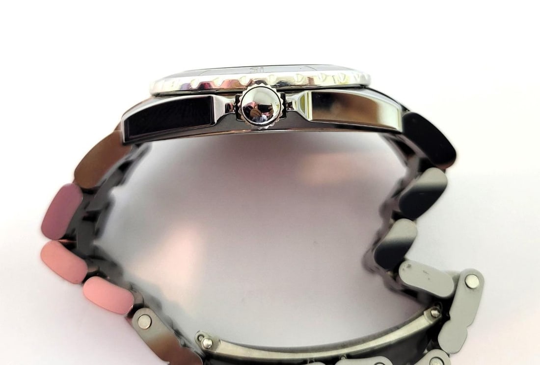 Unisex CHANEL J12 H2979 Automatic Gray CERAMIC Case Bracelet & Dial 38mm Watch - 8