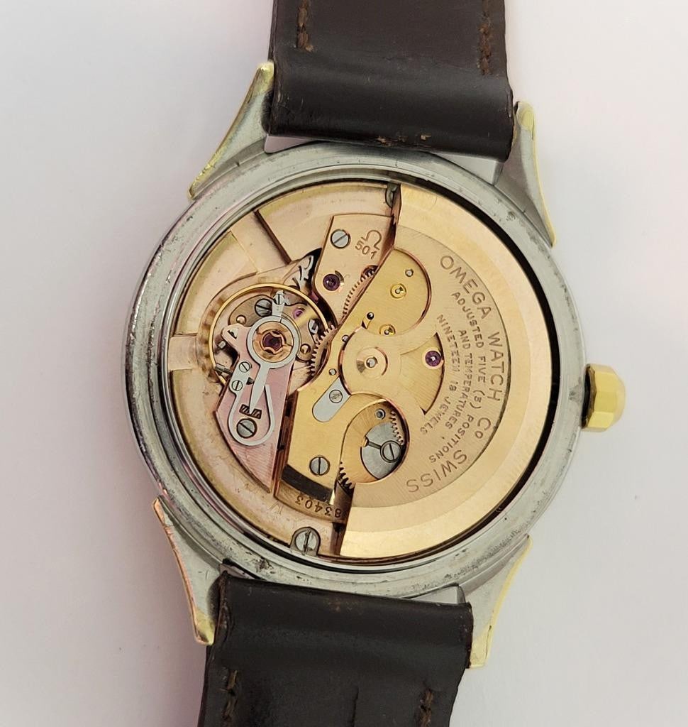 Vintage 14k Gold Cap OMEGA Constellation Automatic Watch Cal 501 2852 5 SC EXLNT - 12