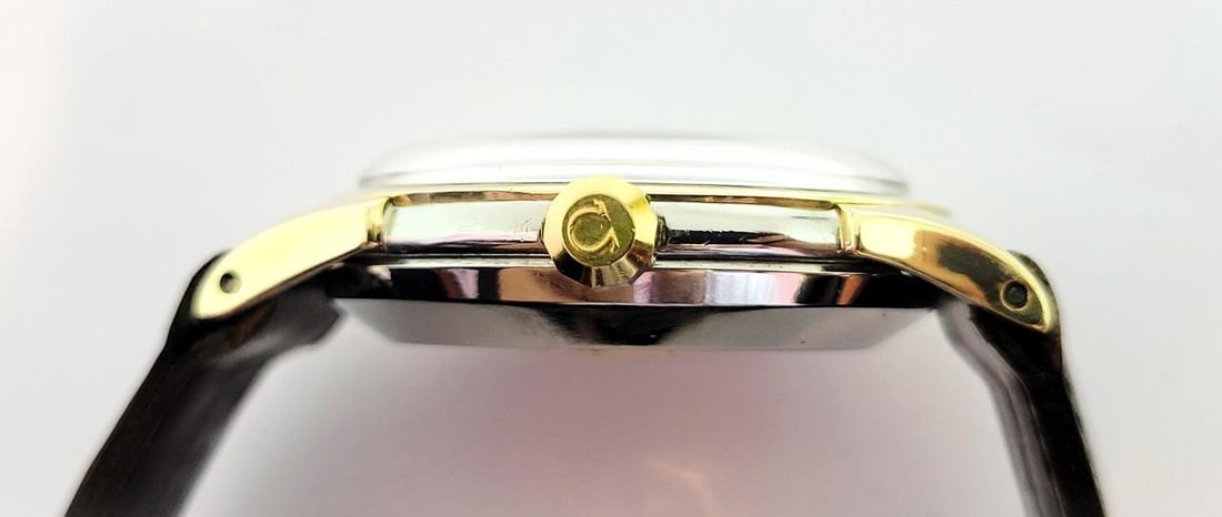 Vintage 14k Gold Cap OMEGA Constellation Automatic Watch Cal 501 2852 5 SC EXLNT - 5