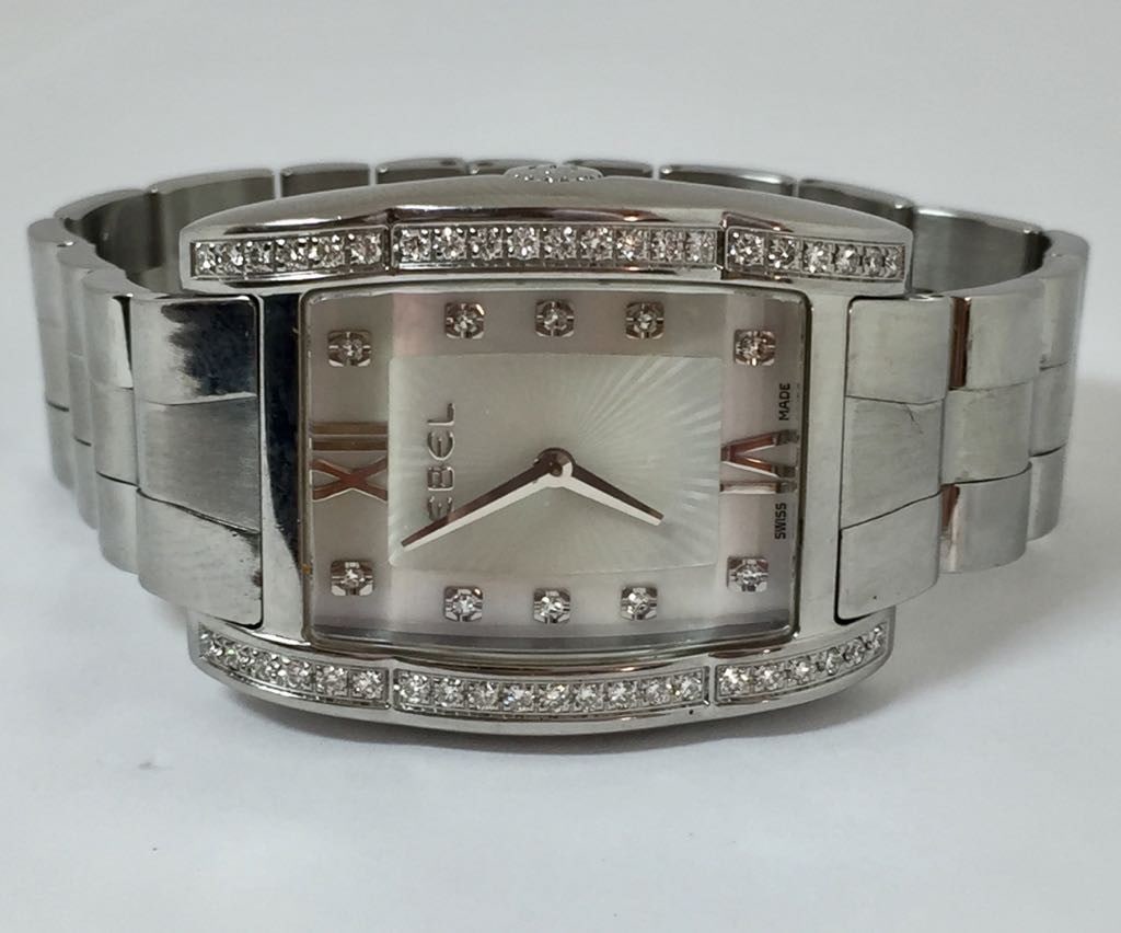 Ladies EBEL TARAWA Watch S/Steel Ref E9656J28-10 w/Diamonds & Mother Of Pearl (1 of 8)