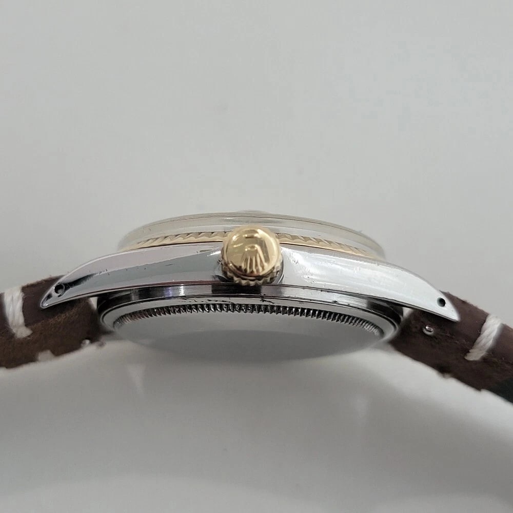 Rolex Oyster Ref 1601 Datejust 36mm 18k Gold SS 1970s Mens Automatic RA535B - 9