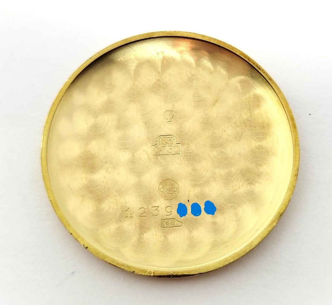 Vintage 18k Rose Gold IWC SHAFFHAUSEN Winding Watch 1950s Cal 89* CLAWS Logs - 9