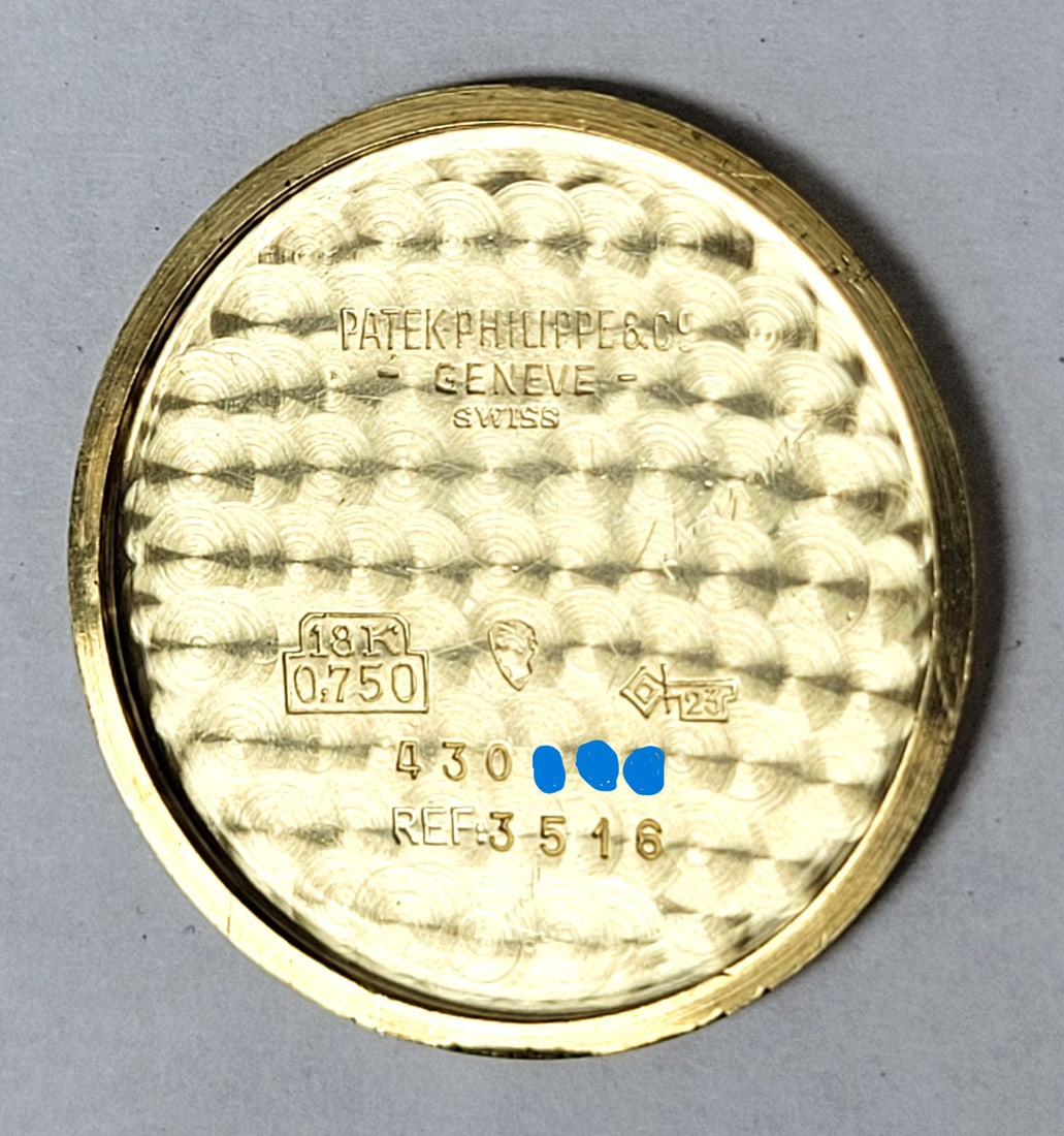 Vintage 18k Yellow Gold PATEK PHILIPPE Calatrava Winding Watch 3516 RARE* EXLNT - 15