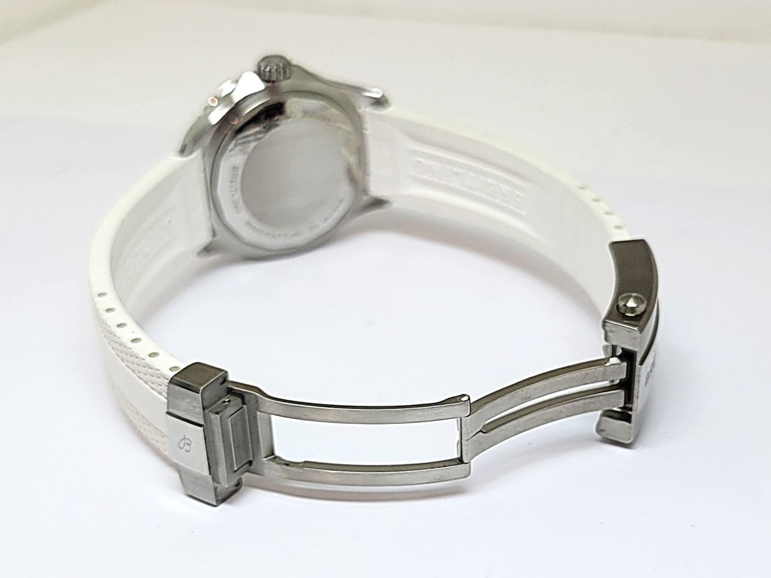 Ladies BREITLING SUPEROCEAN Automatic Chronometer Watch White Dial A17377 EXLNT - 7