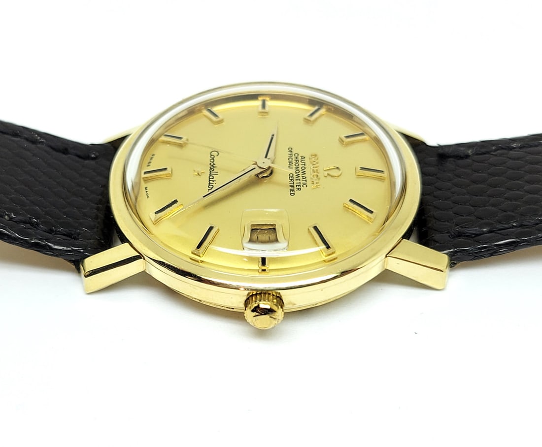 Vintage 18k OMEGA CONSTELLATION Automatic Watch 1960s Cal 564* 168.010/11* EXLNT - 7