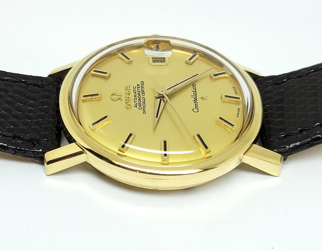 Vintage 18k OMEGA CONSTELLATION Automatic Watch 1960s Cal 564* 168.010/11* EXLNT - 8