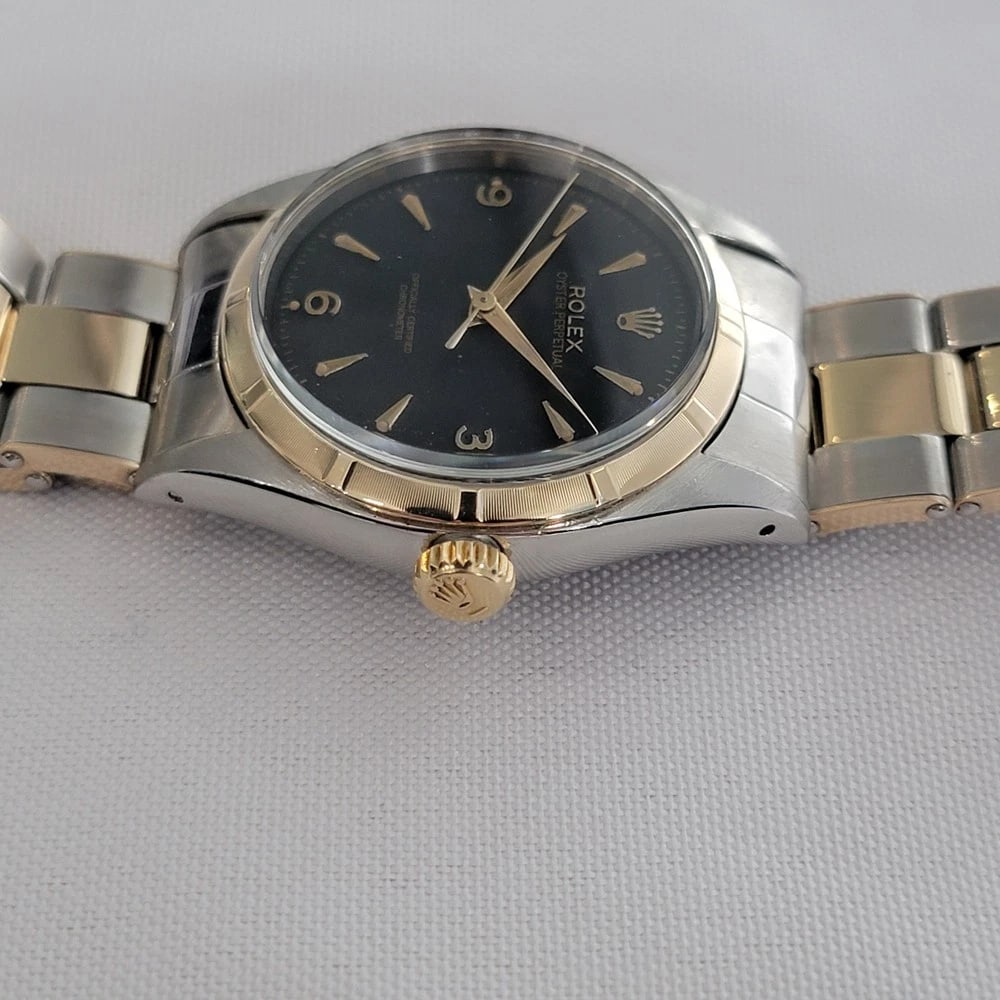 Rolex Oyster Perpetual 6581 34mm Mens 14k SS Rare 1960s Vintage Automatic RA665 - 5