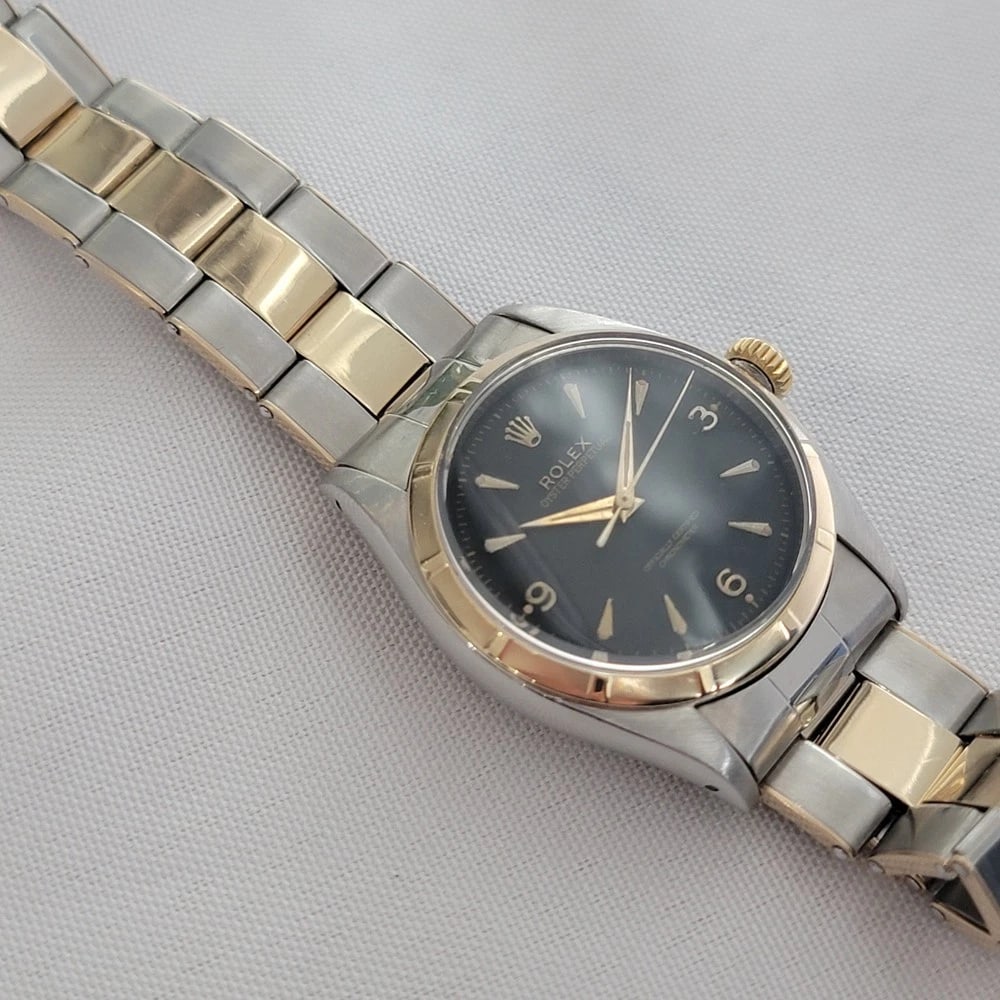 Rolex Oyster Perpetual 6581 34mm Mens 14k SS Rare 1960s Vintage Automatic RA665 - 7