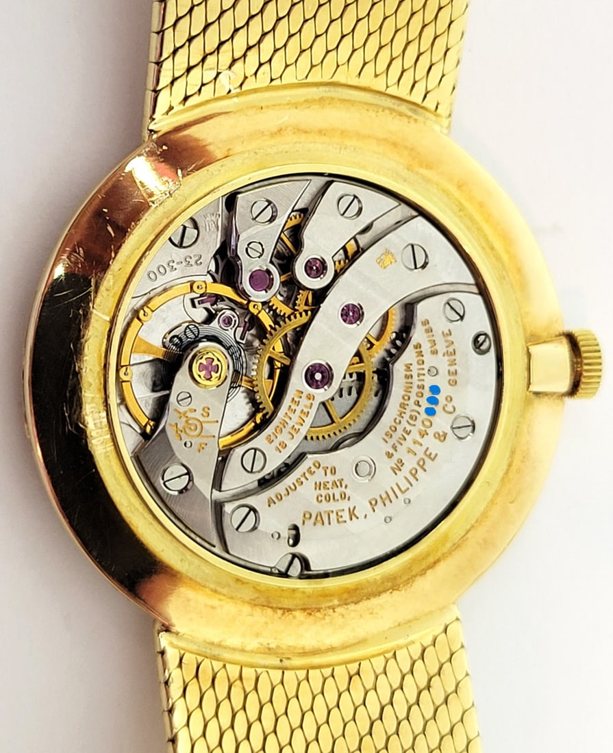 Vintage 18k Yellow Gold PATEK PHILIPPE Calatrava Winding Watch 3426.3* RARE - 11