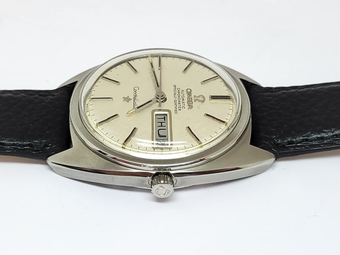 Vintage S/Steel OMEGA Constellation Automatic Day Date Watch Cal 751* 168019 - 6