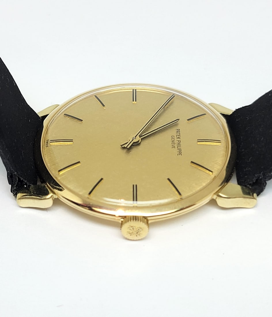 Vintage 18k PATEK PHILIPPE Men's Calatrava Winding Watch Ref 3562 1* RARE* EXLNT - 6
