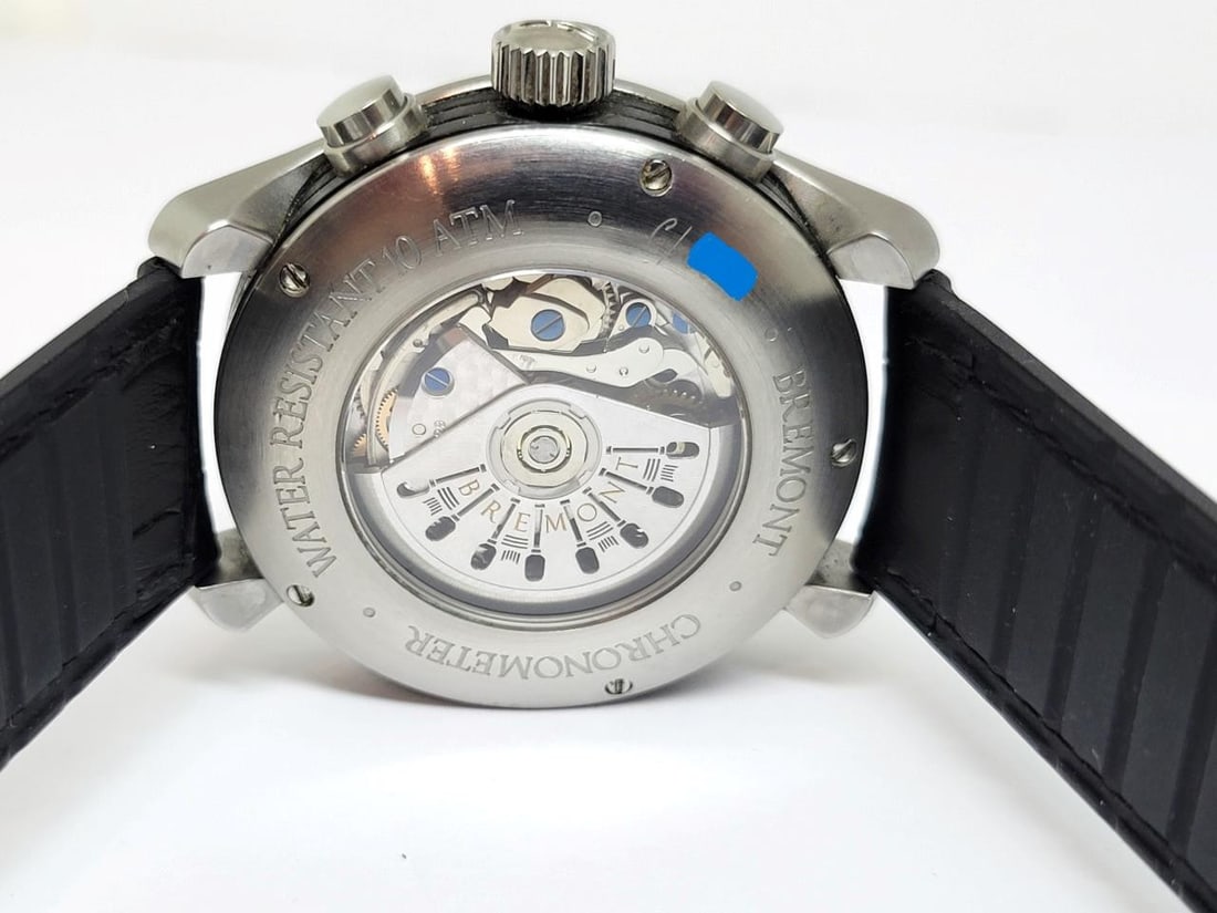 Mens BREMONT Chronograph Chronometer Automatic ALT1-C/CR watch 43 mm Cream Dial - 2