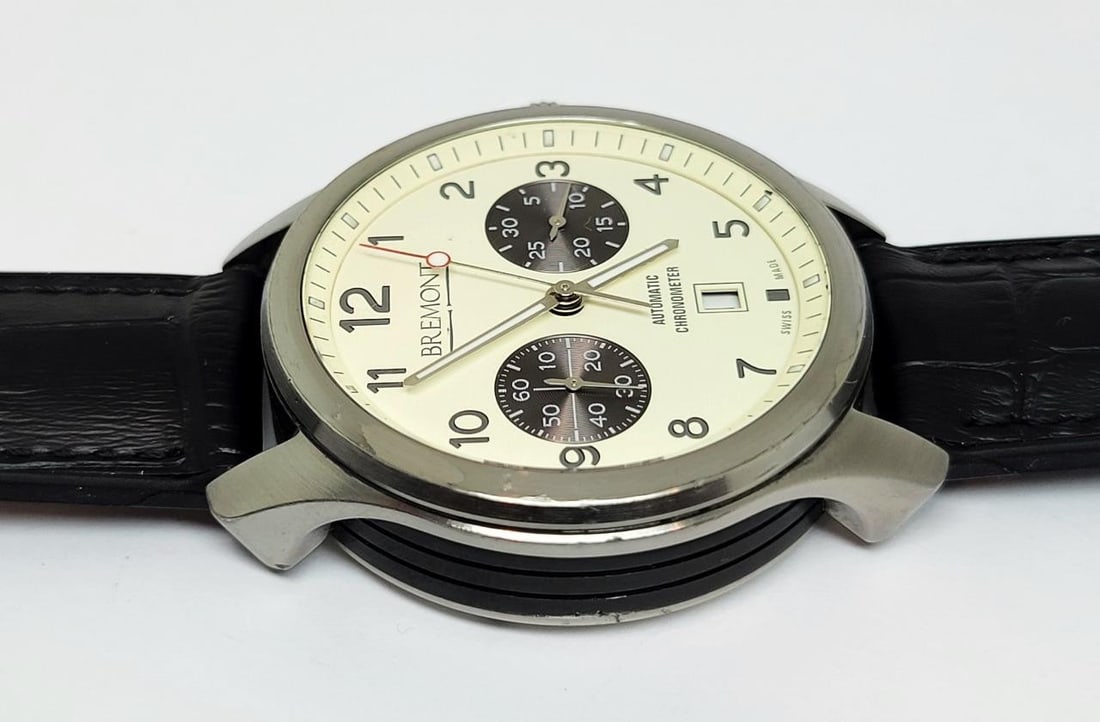 Mens BREMONT Chronograph Chronometer Automatic ALT1-C/CR watch 43 mm Cream Dial - 6