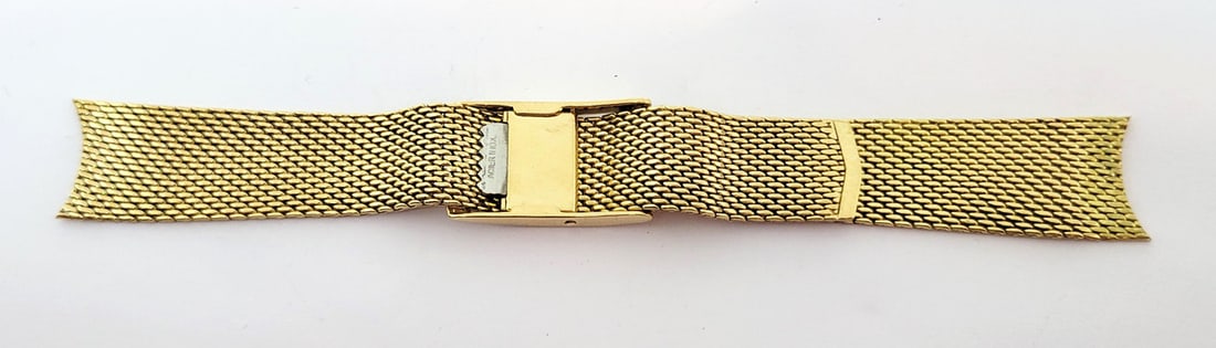 SOLID 18k GOLD PATEK PHILIPPE Watch Bracelet 18 mm for Round Case 50.2 grams - 8