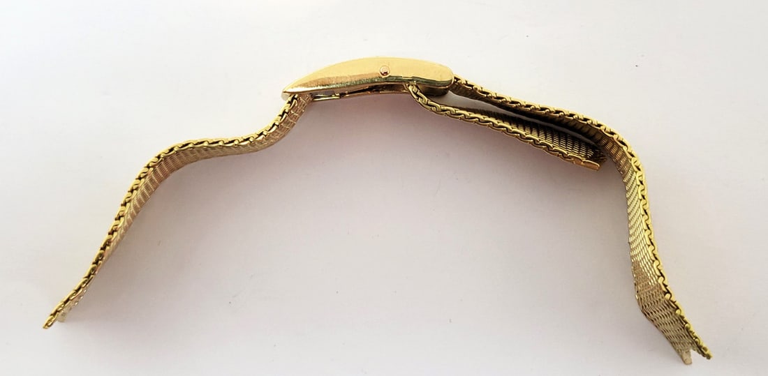 SOLID 18k GOLD PATEK PHILIPPE Watch Bracelet 18 mm for Round Case 50.2 grams - 9