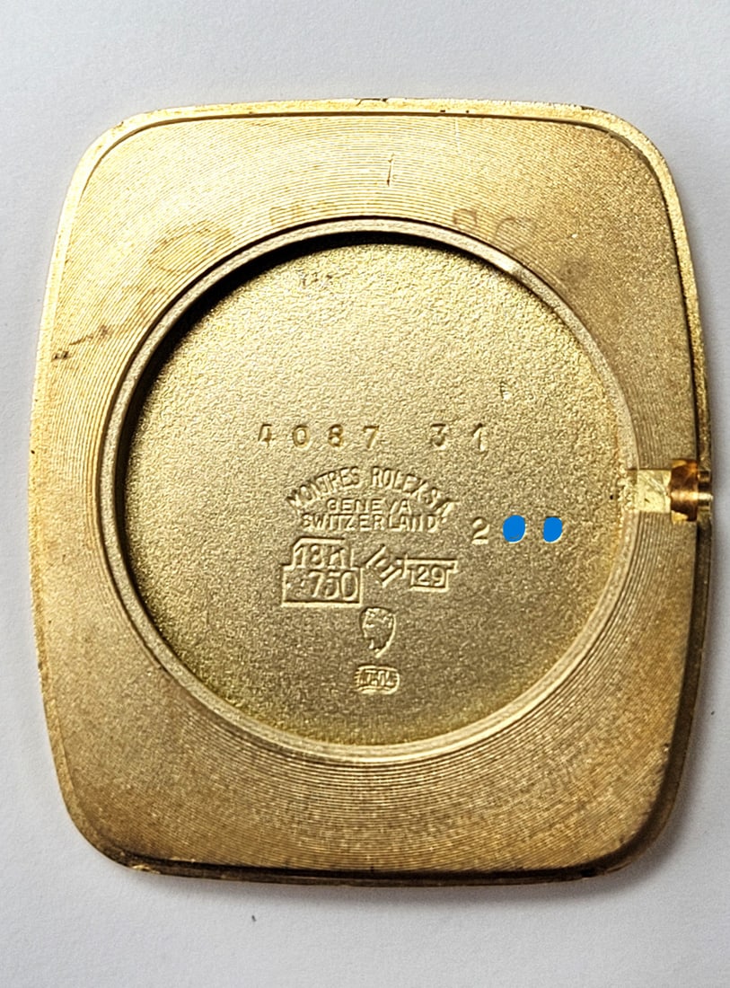 Vintage Men's 18k ROLEX CELLINI Winding Watch c.1976 Ref. 4087 31 EXLNT - 11