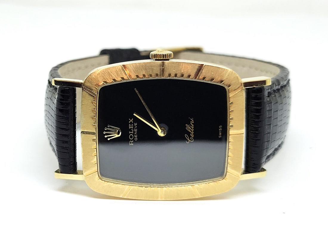 Vintage Men's 18k ROLEX CELLINI Winding Watch c.1976 Ref. 4087 31 EXLNT - 2