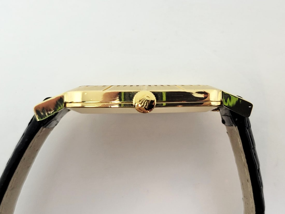 Vintage Men's 18k ROLEX CELLINI Winding Watch c.1976 Ref. 4087 31 EXLNT - 5