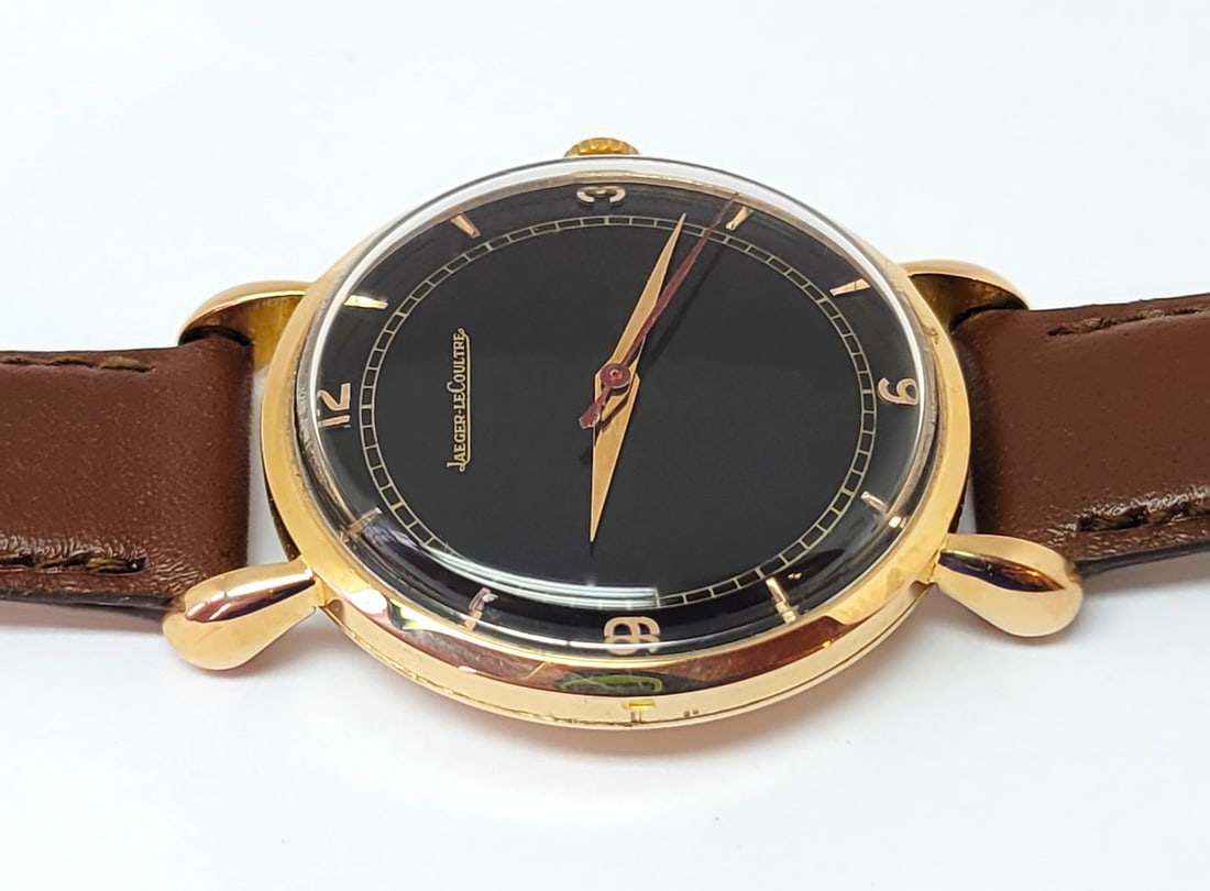 Vintage 18k Rose Gold JAEGER-LeCOULTRE Winding Watch c.1950s Cal P450/4C* EXLNT - 10