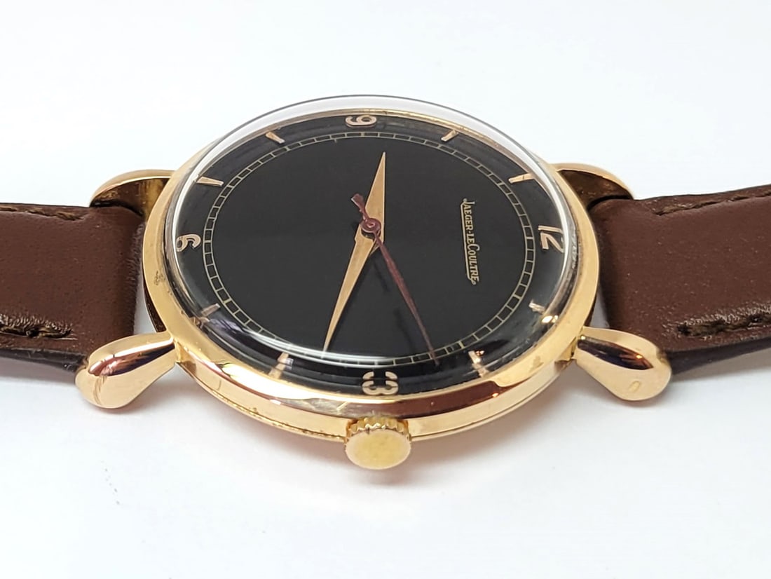 Vintage 18k Rose Gold JAEGER-LeCOULTRE Winding Watch c.1950s Cal P450/4C* EXLNT - 9