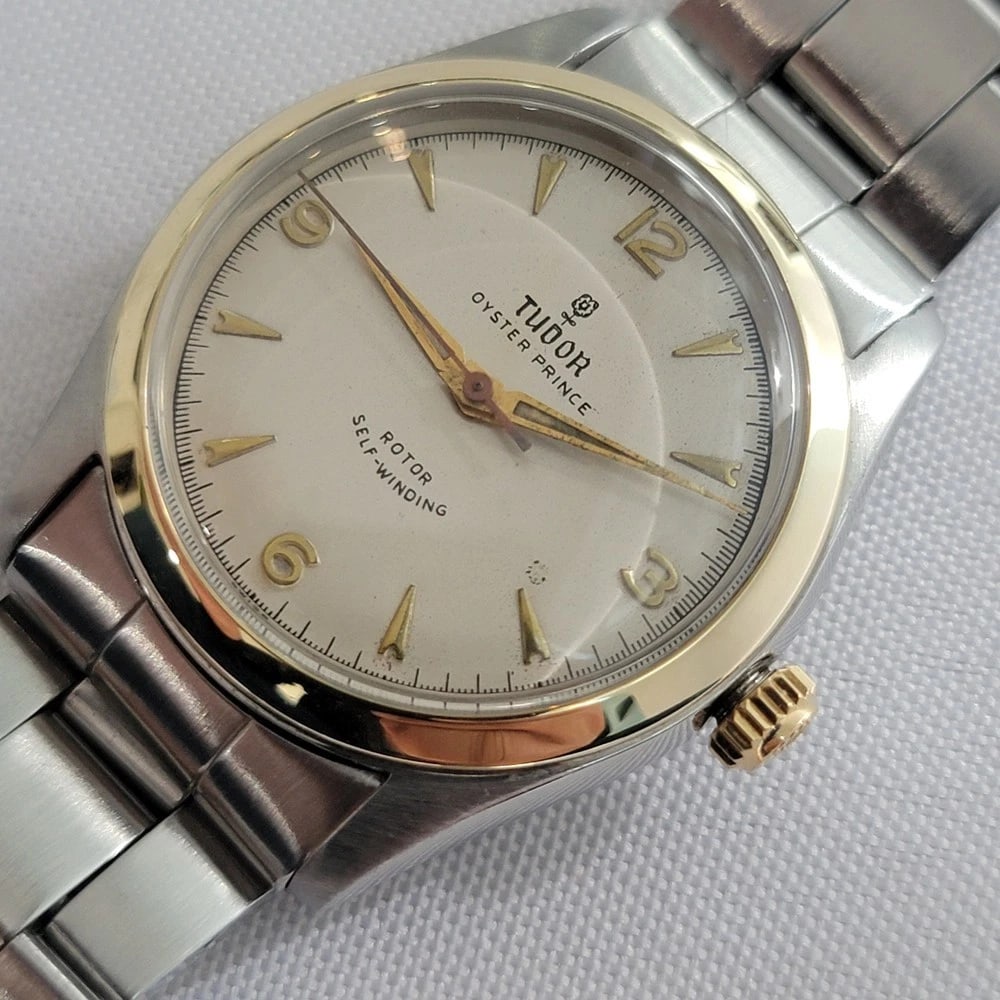 Tudor Oyster Prince Ref 7808 14k SS 34mm Mens 1940s Vintage Automatic RA646 - 4