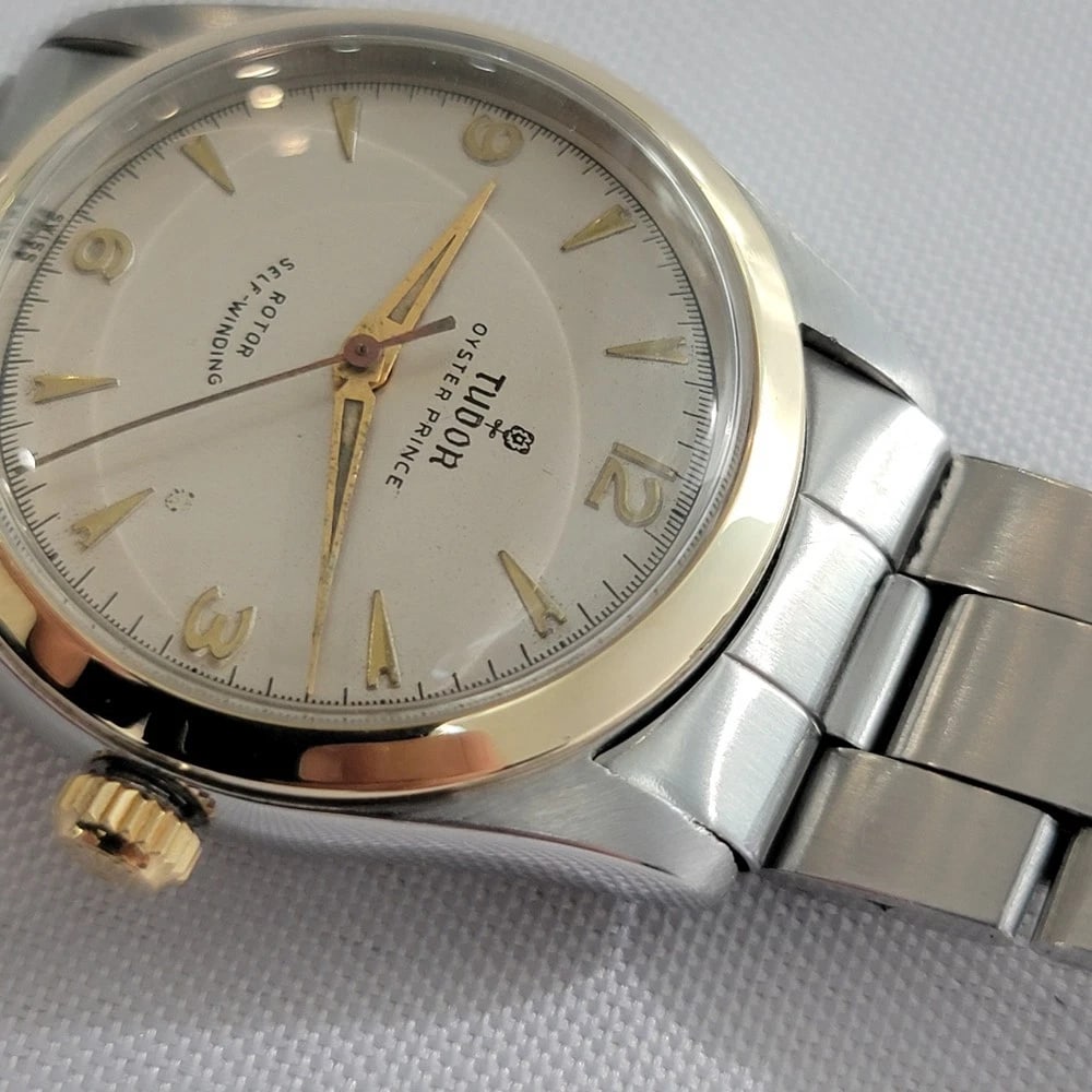 Tudor Oyster Prince Ref 7808 14k SS 34mm Mens 1940s Vintage Automatic RA646 - 6