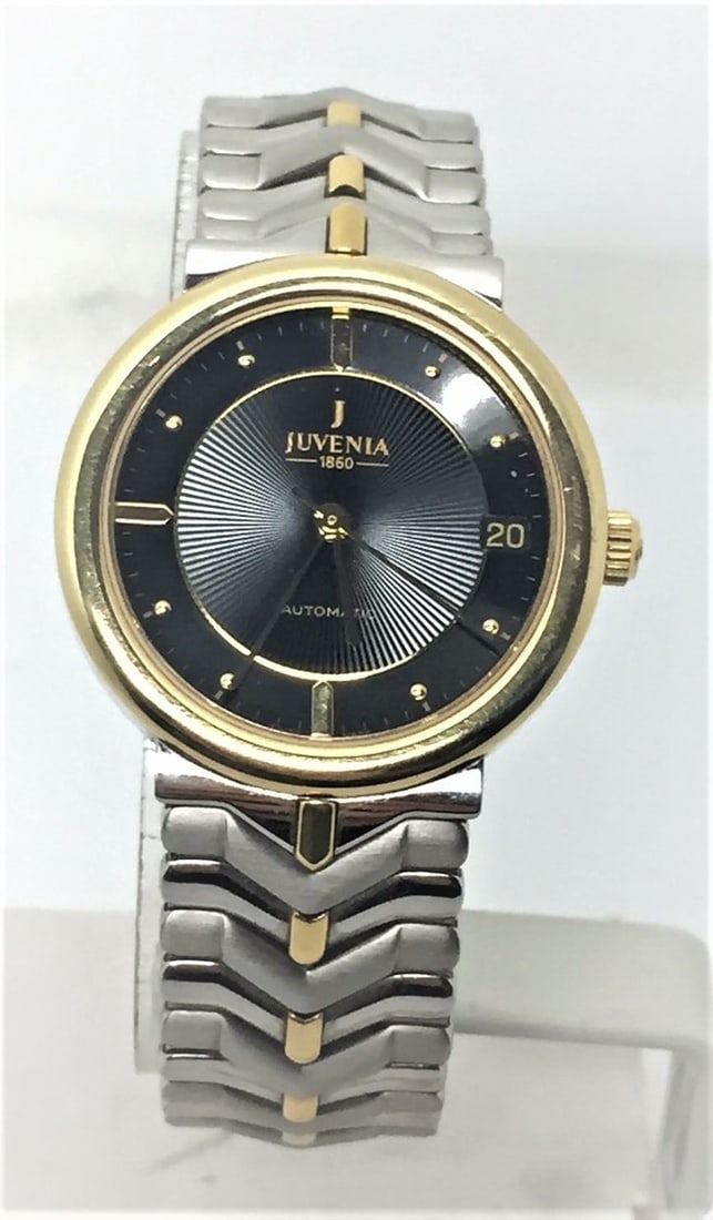 New Men's 18k & S/Steel JUVENIA Automatic Watch Ref 9631 - 8