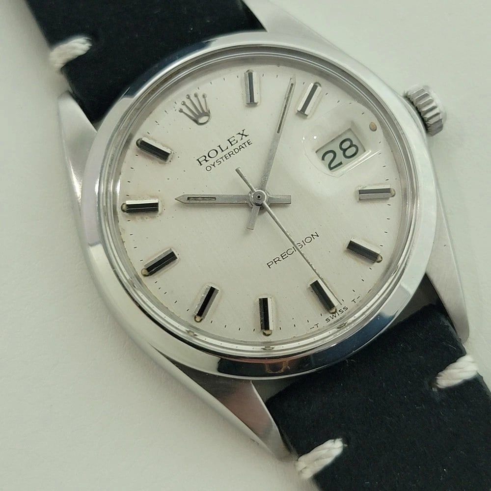 Rolex Oysterdate Precision Ref 6694 34mm Mens 1960s Manual Wind Vintage RA575B (1 of 13)