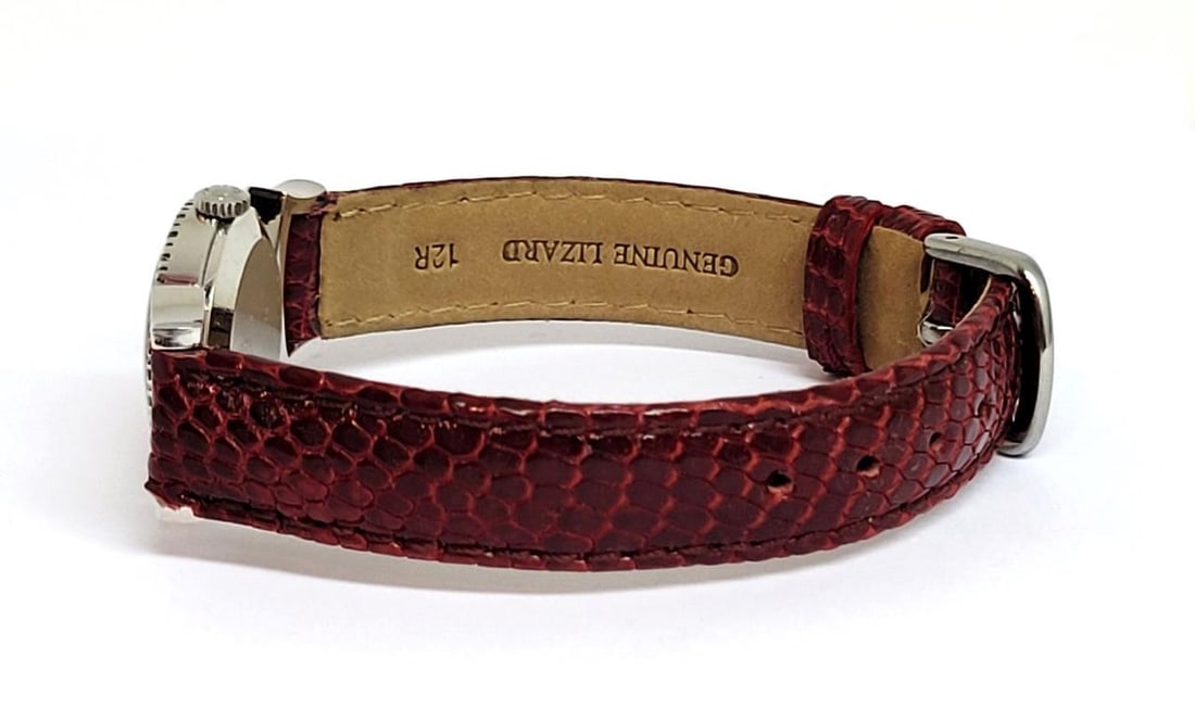 Vintage 18k White Gold LONGINES Ladies Watch with Diamond Bezel Cal 460* EXLNT - 3