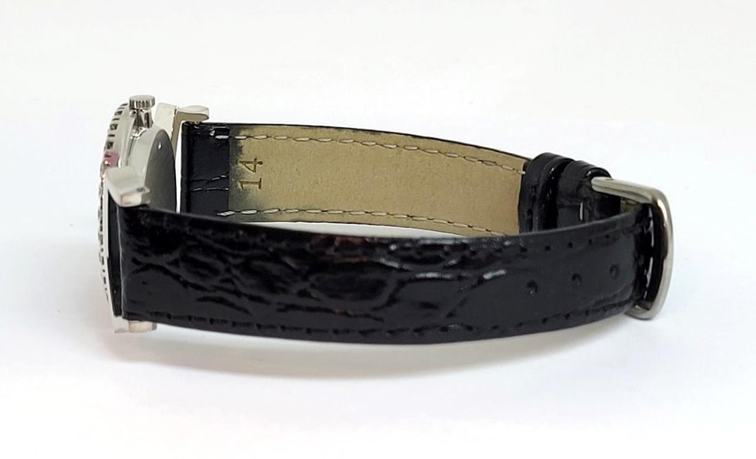 Solid 18k White Gold PIAGET Ladies Dress Watch w/Diamonds Ref 314121* EXLNT - 7