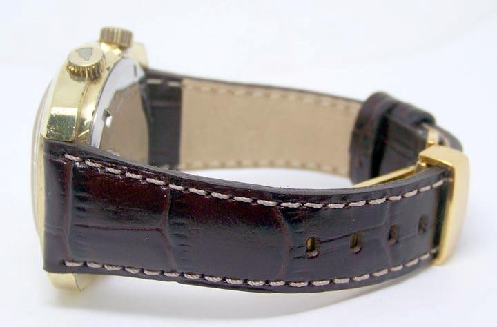 Swiss LUCIEN PICCARD Automatic ALARM Mens DAY DATE Watch* EXLNT* SERVICED* RARE - 15