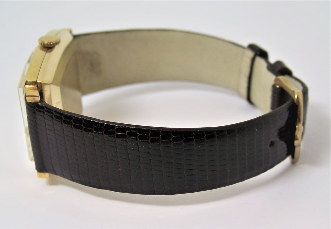 Solid 18K Gold Unisex JUVENIA MACHO 25J AUTOMATIC Watch Ref 11681* EXLNT - 4