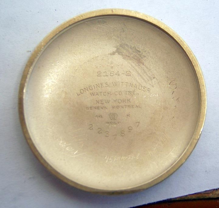 Solid 14k LONGINES Automatic Watch 2164-2 1960s Cal.19A* EXLNT SERVICED* RARE - 10