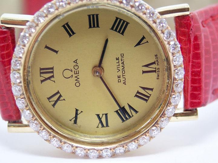 Solid 18k OMEGA De VILLE Automatic Ladies Watch w/Diamonds CAl 663* EXLNT* SERVICED - 6