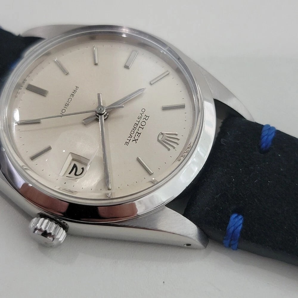 Rolex Oysterdate Precision Ref 6694 34mm 1960s Mens Manual Wind Vintage RA562 - 6
