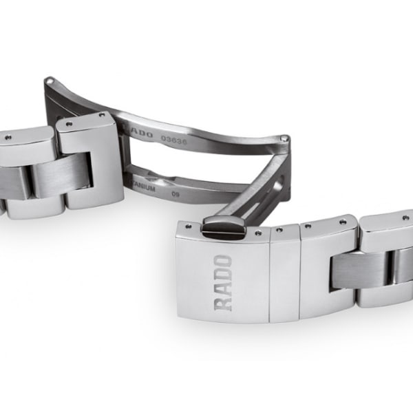 New RADO Hyperchrome Chronograph 45mm Mens Watch R32259203 Blue Dial - 4