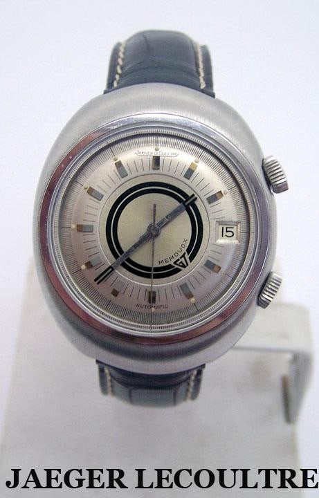 S/Steel JAEGER LeCOULTRE MEMOVOX Alarm Automatic Watch E861 Cal.K825* SERVICED: Vintage S/Steel JAEGER LeCOULTRE MEMOVOX Alarm Automatic Watch E861 Cal.K825* SERVICED in EXCELLENT Condition* Very Rare! This Men's Jaeger LeCoultre watch is Swiss made. Great present for yourself or