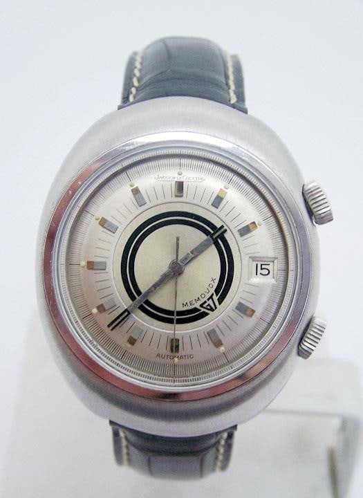 S/Steel JAEGER LeCOULTRE MEMOVOX Alarm Automatic Watch E861 Cal.K825* SERVICED - 2