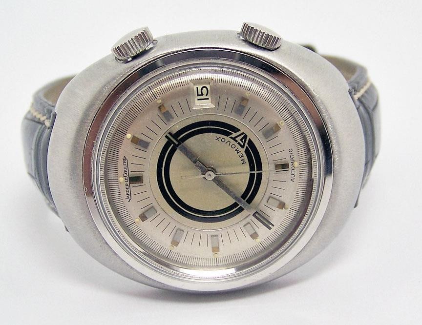 S/Steel JAEGER LeCOULTRE MEMOVOX Alarm Automatic Watch E861 Cal.K825* SERVICED - 3