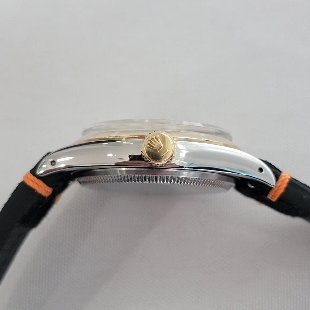 Rolex Oyster Perpetual 6581 34mm Mens 14k SS Rare 1960s Vintage Automatic RA665B - 9