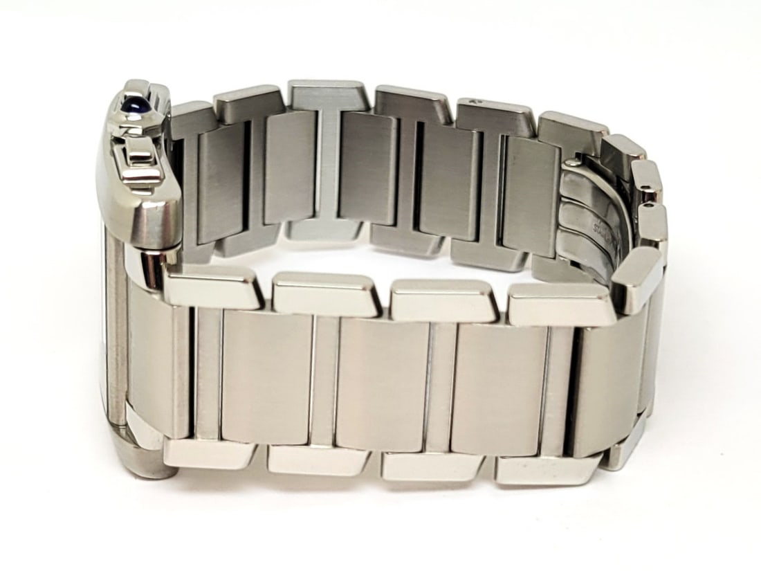 S/Steel CARTIER TANK/Francaise Chronoflex Chronograph Watch 2303* EXLNT SERVICED - 3