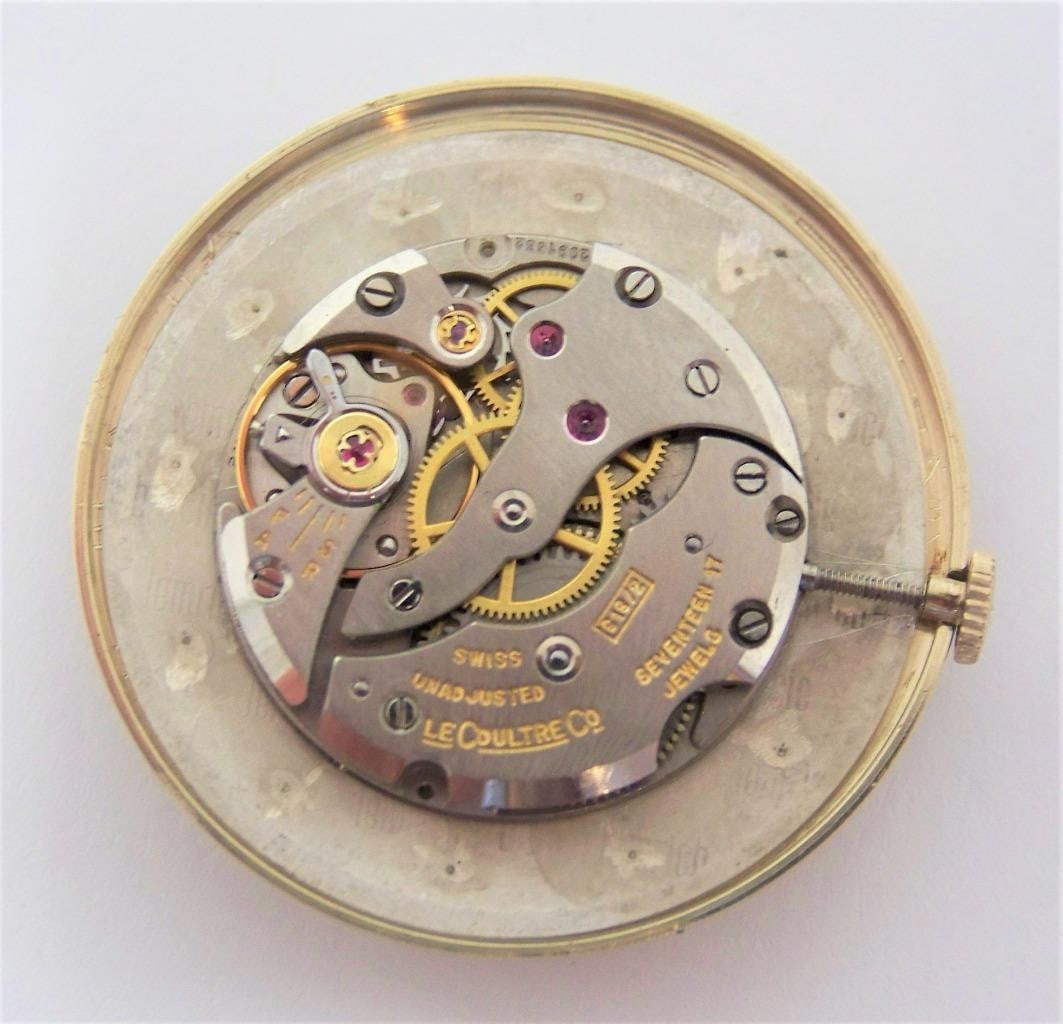 Vintage 14k JAEGER-LeCOULTRE Winding Watch* 1960s Cal 818/2* EXLNT SERVICED - 11