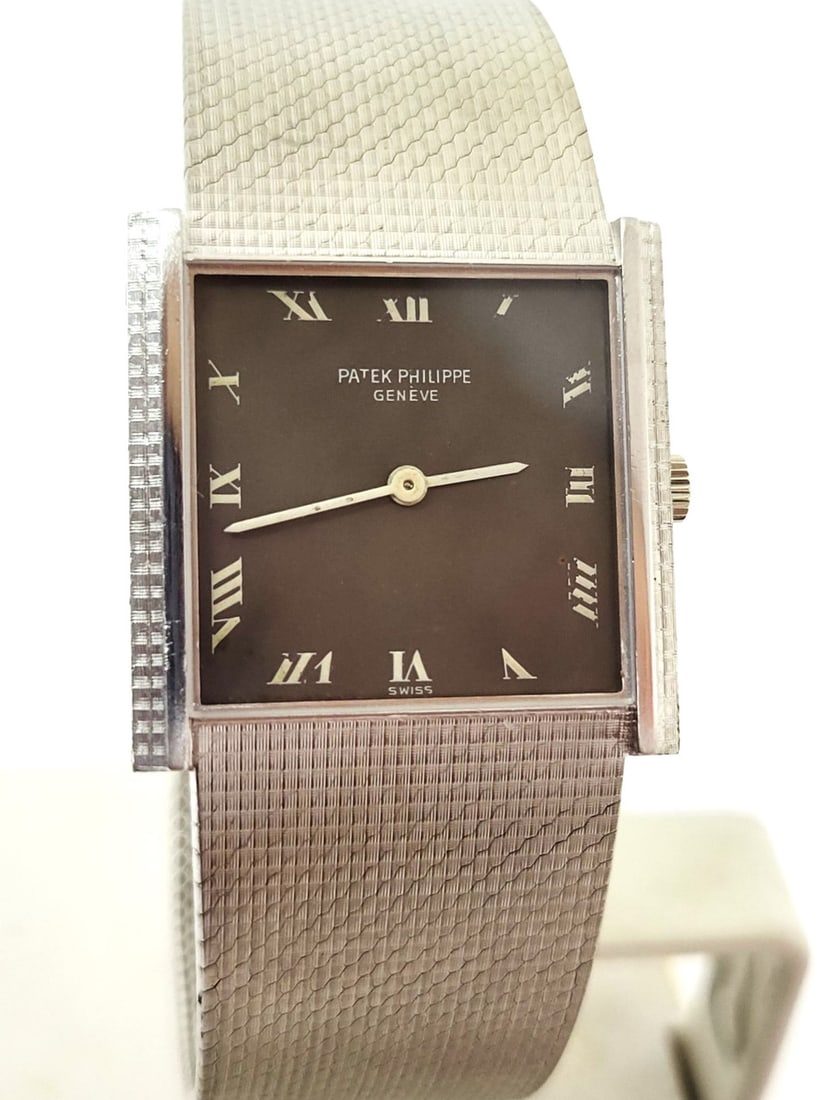 Vintage 18k White Gold PATEK PHILIPPE Winding Watch 3570 1 RARE* EXLNT SERVICED (1 of 14)