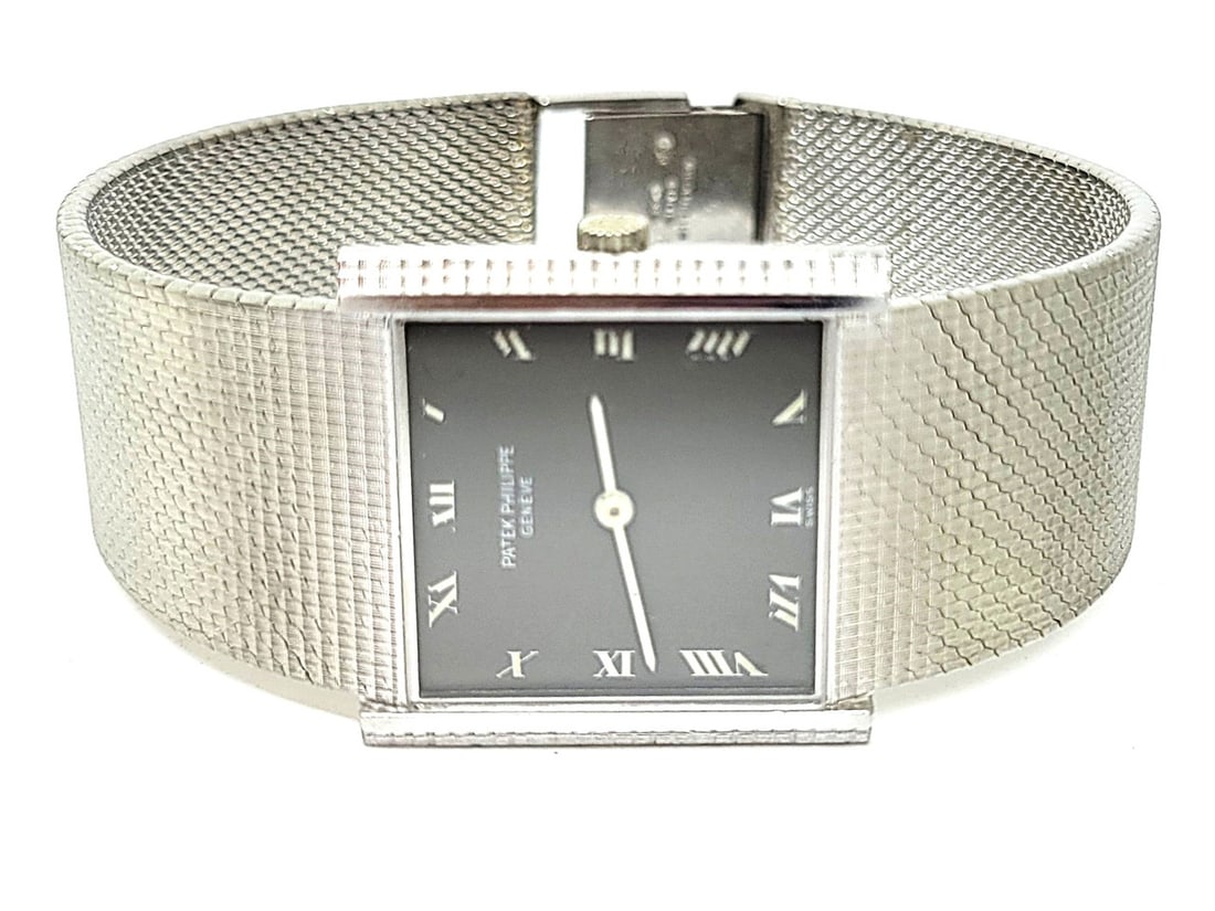 Vintage 18k White Gold PATEK PHILIPPE Winding Watch 3570 1 RARE* EXLNT SERVICED - 2