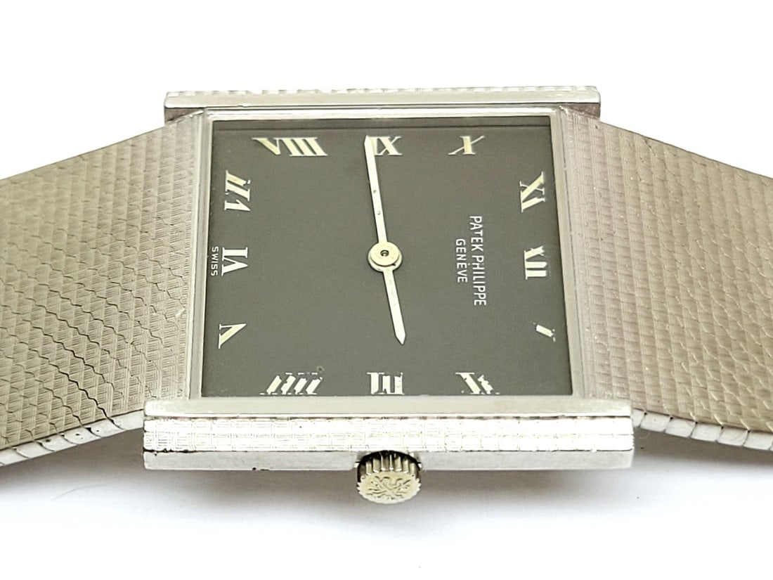 Vintage 18k White Gold PATEK PHILIPPE Winding Watch 3570 1 RARE* EXLNT SERVICED - 6